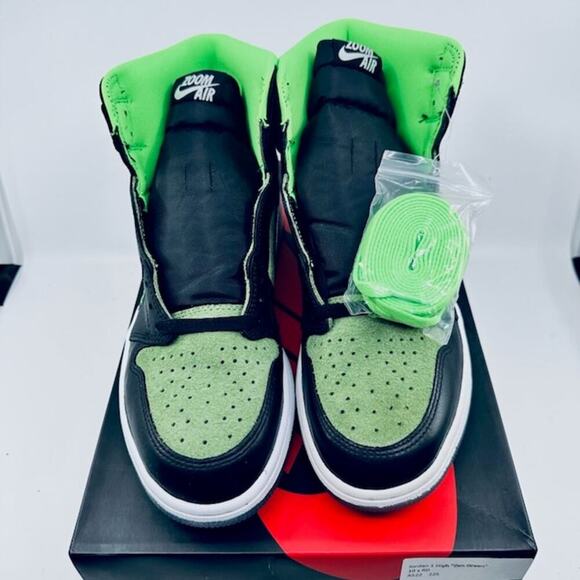NEW Nike Jordan 1 Retro High OG Sneakers Shoes CK6637-002 Zoom Zen Green Mens 10 - Picture 2 of 12